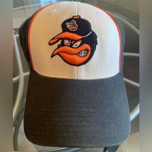 Baltimore Orioles Mens Adjustable Angry Bird Velcro Cap
